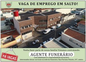Read more about the article Funerária Saltense tem vaga para agente funerário e pedreiro de manutenção