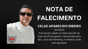 Nota de Falecimento em Salto