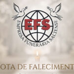 Nota de falecimento de dona Olga de Almeida da Silva Mendes, de 92 anos